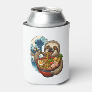 Sloth Eating Japanese Ramen Can Cooler