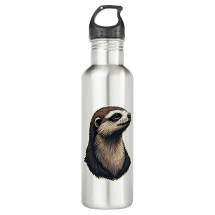 Sloth Engraved Portrait Vintage Tee 2 710 Ml Water Bottle