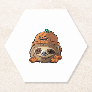 Sloth espuki sison halloween Classic T-Shirt Paper Coaster