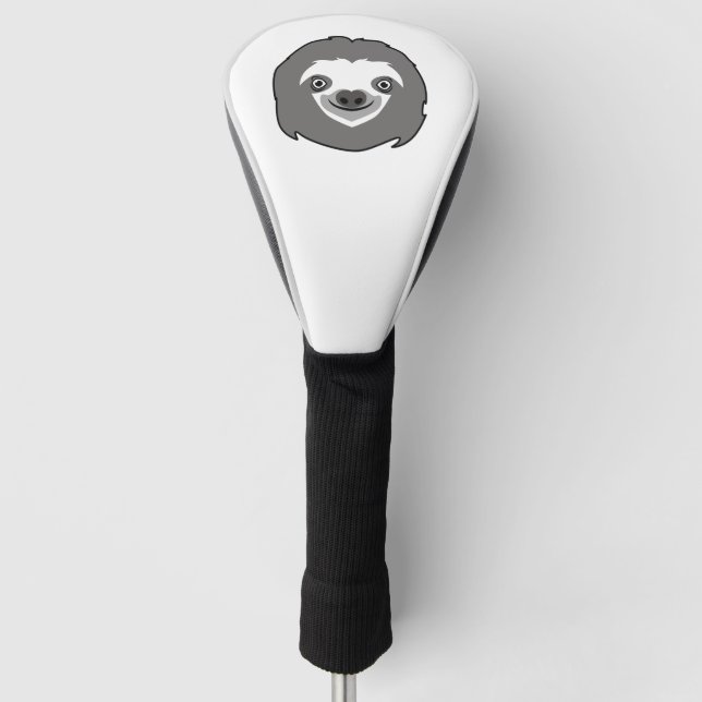 Sloth Face Golf Head Cover (Front)