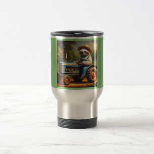 Sloth Farmer Travel Mug