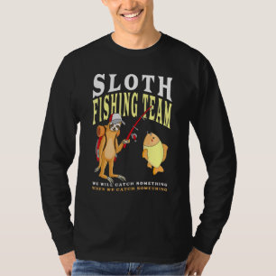 Sloth Fishing Team Lazy Sloth Carp Fishing Men Ki T-Shirt