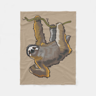 sloth fleece blanket