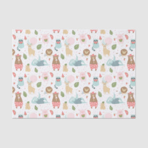 Sloth & Friends Pattern Tissue Paper