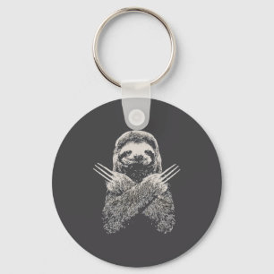 Sloth Funny Costume Gift For Lazy S  Key Ring