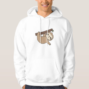 Sloth Funny Relaxed Cute Animals For Kids Hoodie