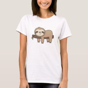 Sloth Funny Relaxed Cute Animals For Kids T-Shirt