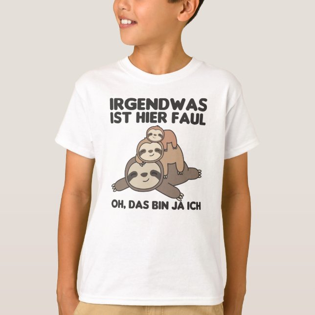 Sloth Funny Saying Relaxed Sloth T-Shirt (Front)