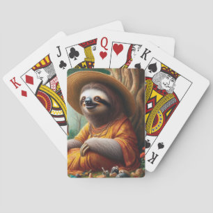 Sloth Grandma Playing Cards