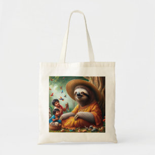 Sloth Grandma Tote Bag