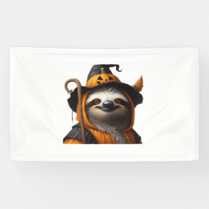 Sloth Halloween Classic T-Shirt Banner