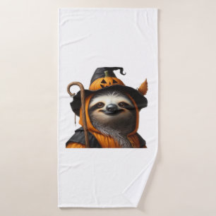 Sloth Halloween Classic T-Shirt Bath Towel