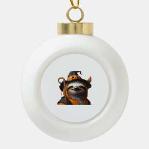 Sloth Halloween Classic T-Shirt Ceramic Ball Christmas Ornament