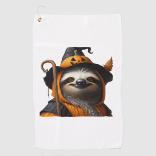 Sloth Halloween Classic T-Shirt Golf Towel