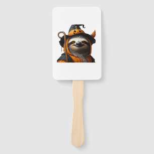 Sloth Halloween Classic T-Shirt Hand Fan
