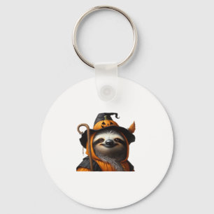 Sloth Halloween Classic T-Shirt Key Ring