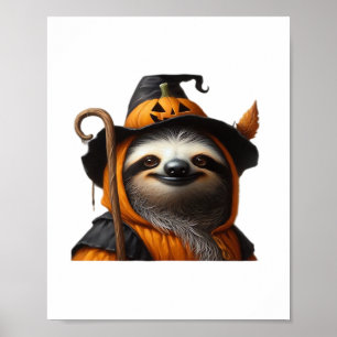 Sloth Halloween Classic T-Shirt Poster