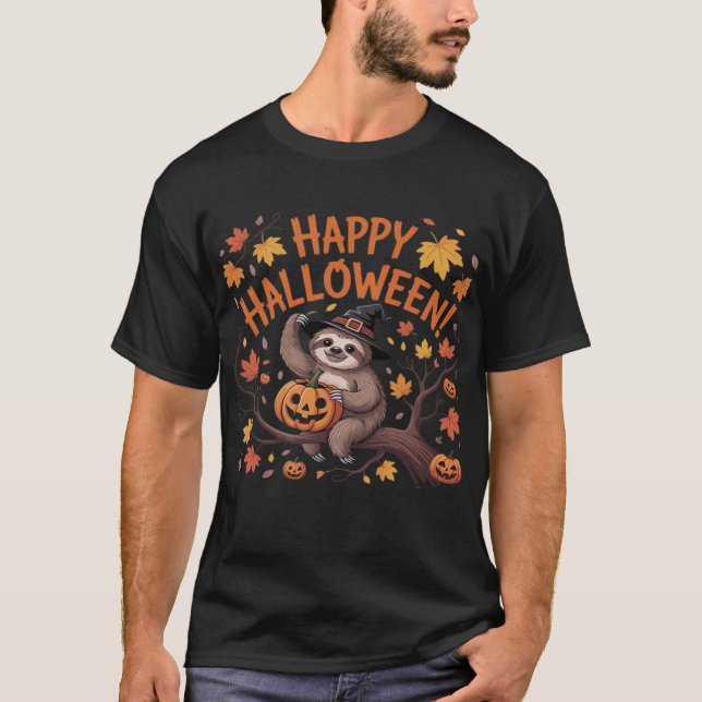 Sloth Halloween Day Classic T-Shirt (Front)