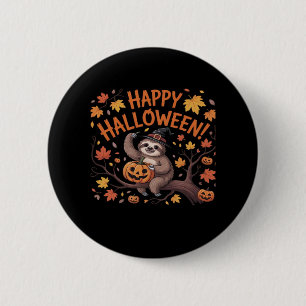 Sloth Halloween Day Classic T-Shirt 6 Cm Round Badge
