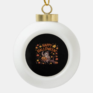 Sloth Halloween Day Classic T-Shirt Ceramic Ball Christmas Ornament