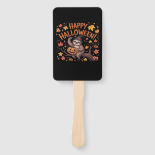 Sloth Halloween Day Classic T-Shirt Hand Fan