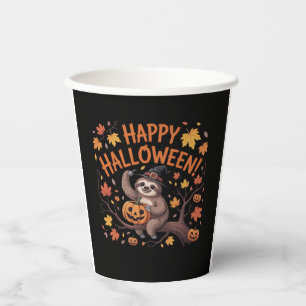 Sloth Halloween Day Classic T-Shirt Paper Cups