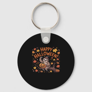 Sloth Halloween Day Oversized T-Shirt Key Ring