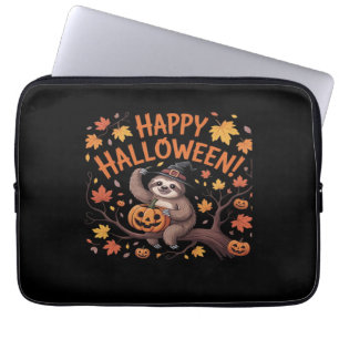 Sloth Halloween Day Oversized T-Shirt Laptop Sleeve