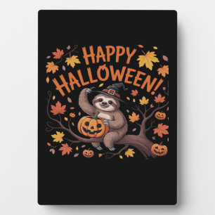 Sloth Halloween Day Oversized T-Shirt Plaque