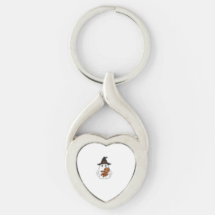 Sloth Halloween Ghost Witch Hat Animal Lovers Boys Key Ring