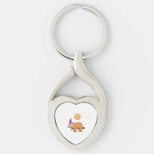 sloth halloween, halloween sloth key ring