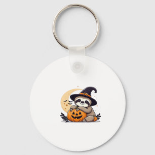 Sloth Halloween Motif Cute Classic T-Shirt Key Ring