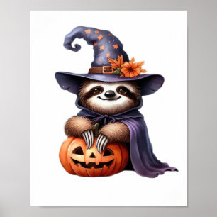 Sloth Halloween Outfit Classic T-Shirt Poster