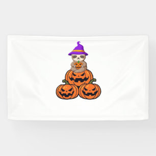 Sloth Halloween Premium T-Shirt Banner