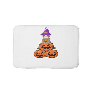 Sloth Halloween Premium T-Shirt Bath Mat