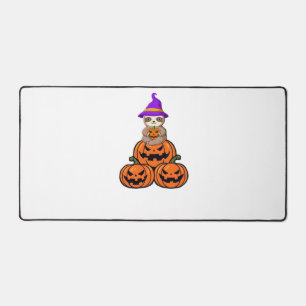 Sloth Halloween Premium T-Shirt Desk Mat