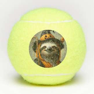 Sloth Halloween Tennis Balls