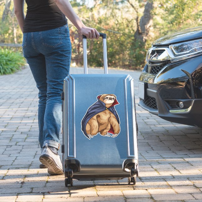Sloth Halloween Vampire Classic T-Shirt (Suitcase Insitu)