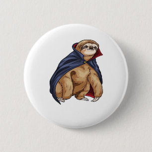 Sloth Halloween Vampire Classic T-Shirt 6 Cm Round Badge