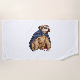 Sloth Halloween Vampire Classic T-Shirt Beach Towel