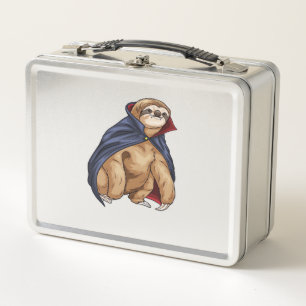 Sloth Halloween Vampire Classic T-Shirt Metal Lunch Box