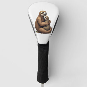 Sloth Heritage Print Engraving Shirt 3 Golf Head Cover