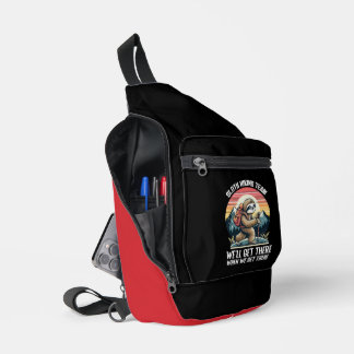 Sloth Hiking Adventure Sling Bag