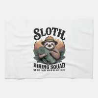 Sloth Hiking Squad Funny Camping