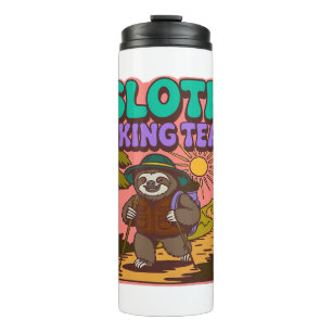 Sloth Hiking Team Oversized T-Shirt Thermal Tumbler