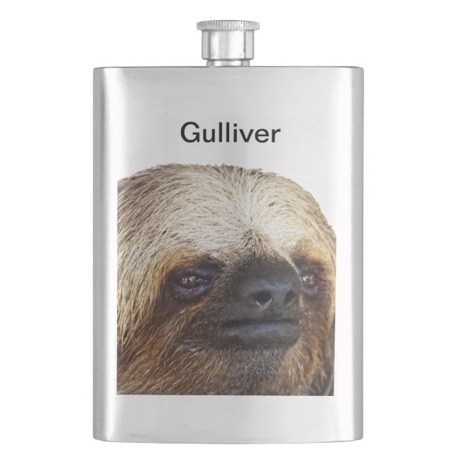Sloth Hip Flask (Front)