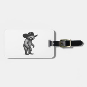 Sloth Howdy Sloth Luggage Tag