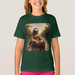 Sloth In A Canoe T-Shirt