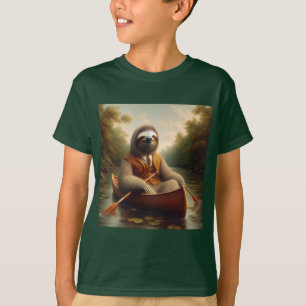Sloth In A Canoe T-Shirt