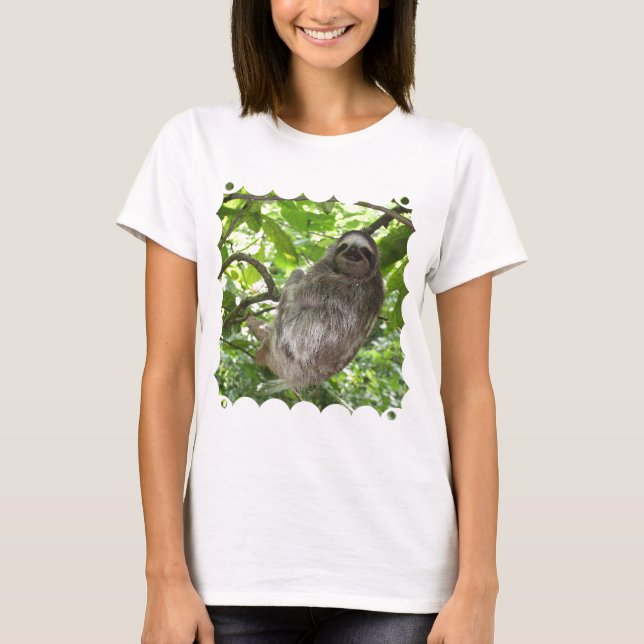 Sloth in Tree T-Shirt (Front)